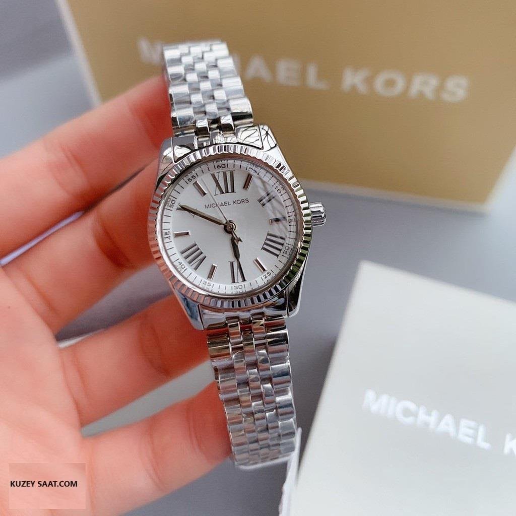 Michael Kors Lexington Quartz White Dial Silver Steel Strap Watch For Women - MK3228 Buy Now By Michael Kors