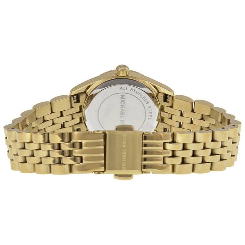Michael Kors Lexington Quartz Blue Dial Gold Steel Strap Watch For Women - MK3271 Buy Now By Michael Kors