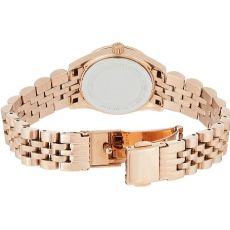 Michael Kors Lexington Quartz Pink Dial Rose Gold Steel Strap Watch For Women - MK3273 Buy Now By Michael Kors