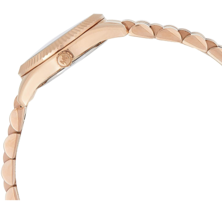 Michael Kors Lexington Quartz Pink Dial Rose Gold Steel Strap Watch For Women - MK3273 Buy Now By Michael Kors