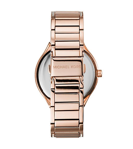 Michael Kors Kerry Mother of Pearl Dial Rose Gold Steel Strap Watch for Women - MK3313 Buy Now By Michael Kors