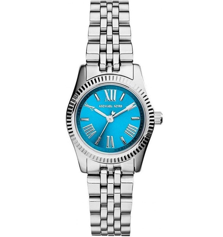 Michael Kors Lexington Quartz Blue Dial Silver Steel Strap Watch For Women - MK3328 Buy Now By Michael Kors