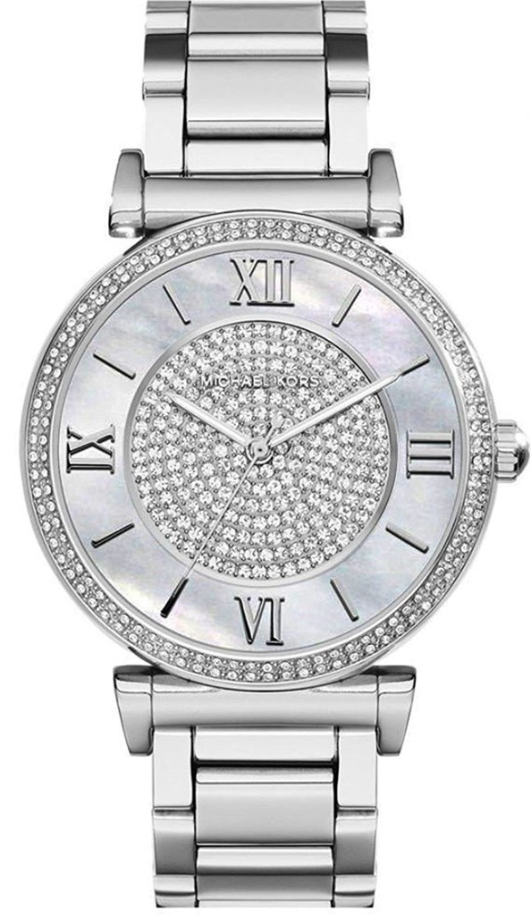 Michael Kors Caitlin Crystal Dial Silver Steel Strap Watch for Women - MK3331 Buy Now By Michael Kors