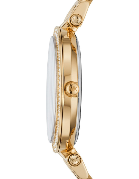 Michael Kors Darci Amber Dial Gold Steel Strap Watch for Women - MK3408 Buy Now By Michael Kors