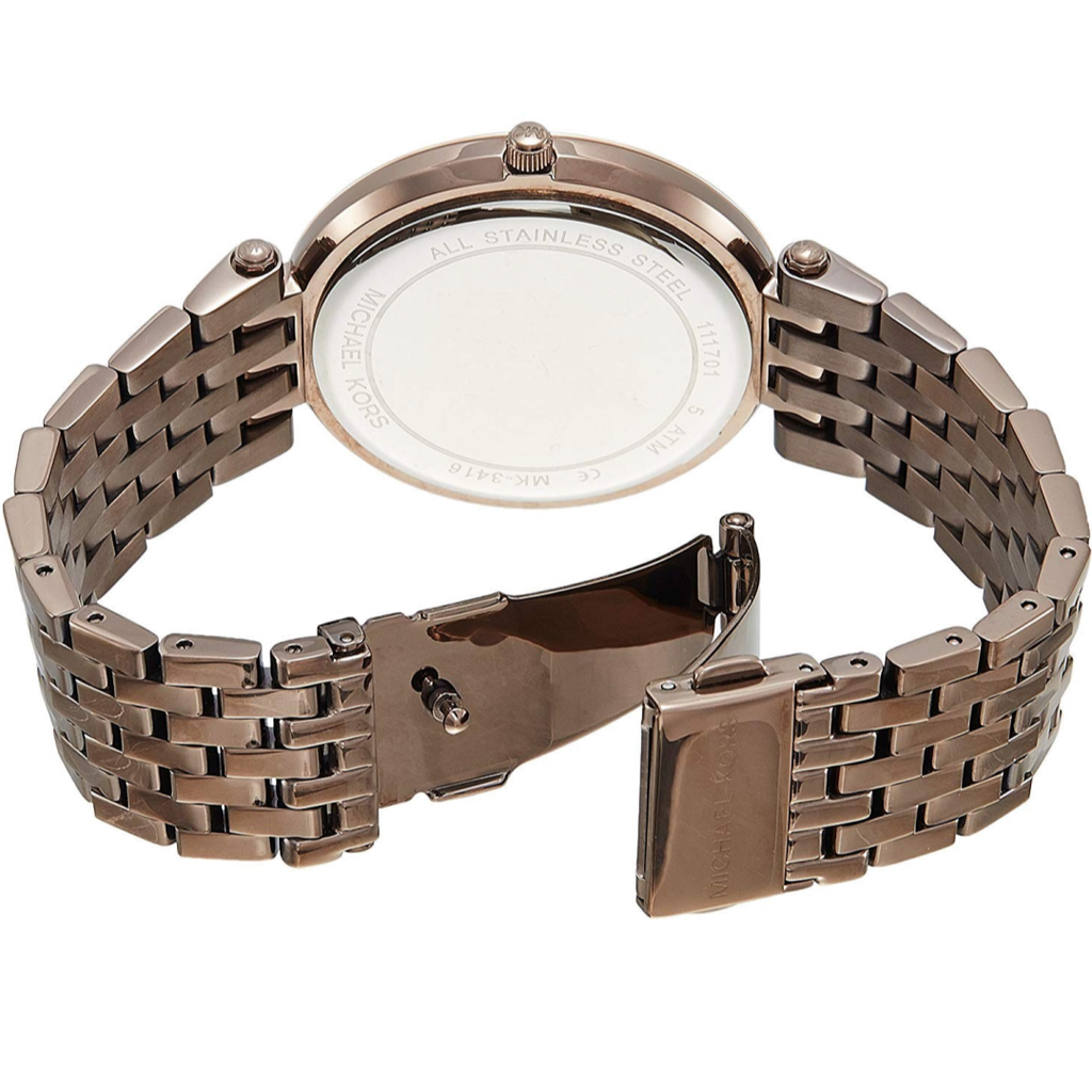 Michael Kors Darci Quartz Brown Dial Brown Steel Strap Watch For Women - MK3416 Buy Now By Michael Kors