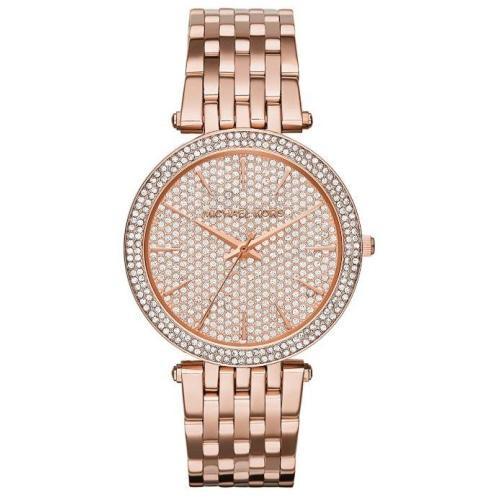 Michael Kors Darci Rose Gold Dial Rose Gold Steel Strap Watch for Women - MK3431 Buy Now By Michael Kors