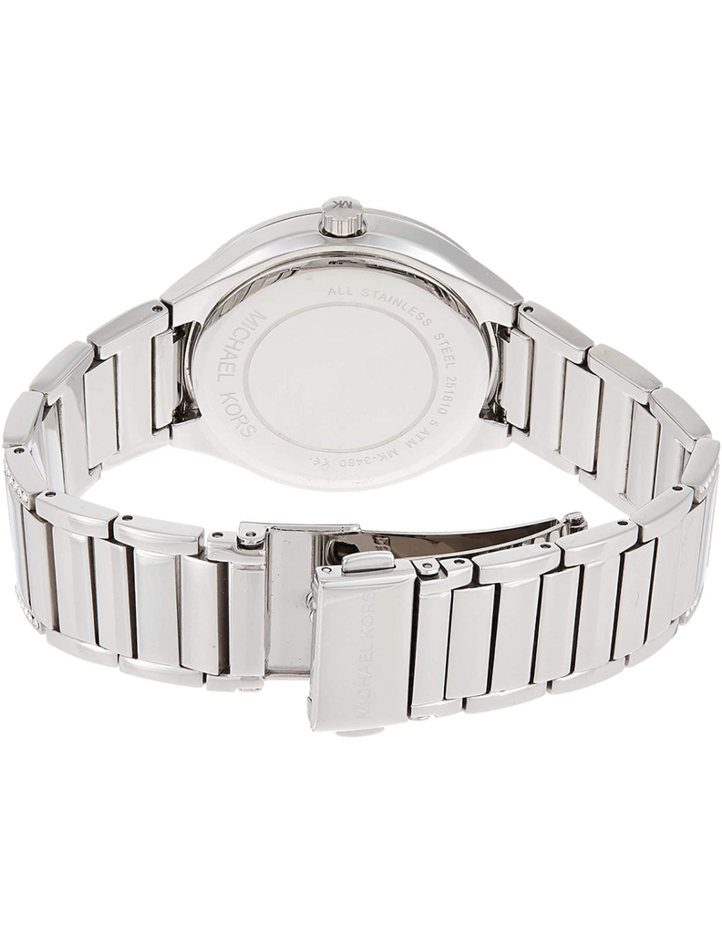 Michael Kors Kerry Mother of Pearl Dial Silver Strap Watch for Women - MK3480 Buy Now By Michael Kors