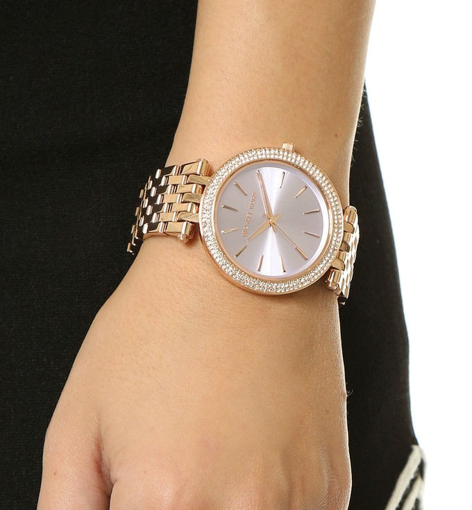 Michael Kors Darci Rose Gold Dial Rose Gold Steel Strap Watch for Women - MK3507 Buy Now By Michael Kors