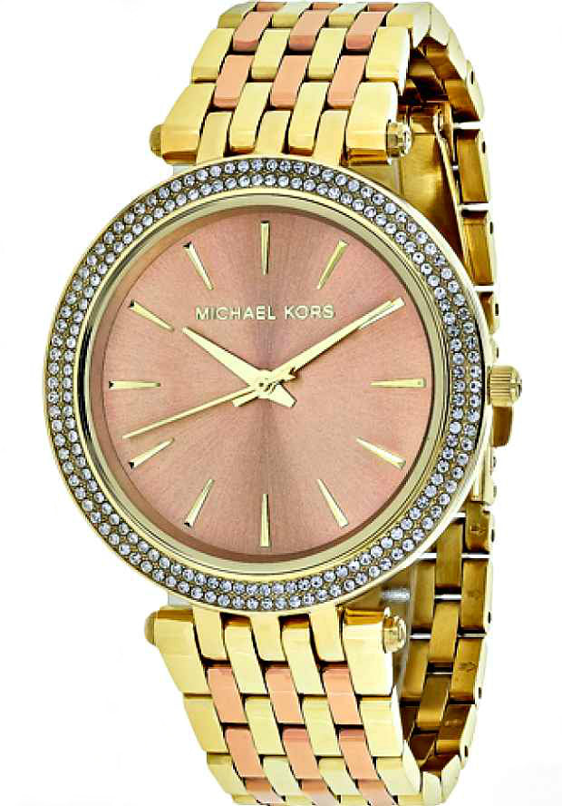 Michael Kors Darci Rose Gold Dial Rose Gold Steel Strap Watch for Women - MK3507 Buy Now By Michael Kors