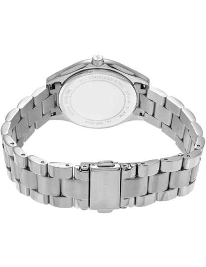Michael Kors Mini Slim Runway Silver Dial Silver Steel Strap Watch for Women - MK3514 Buy Now By Michael Kors
