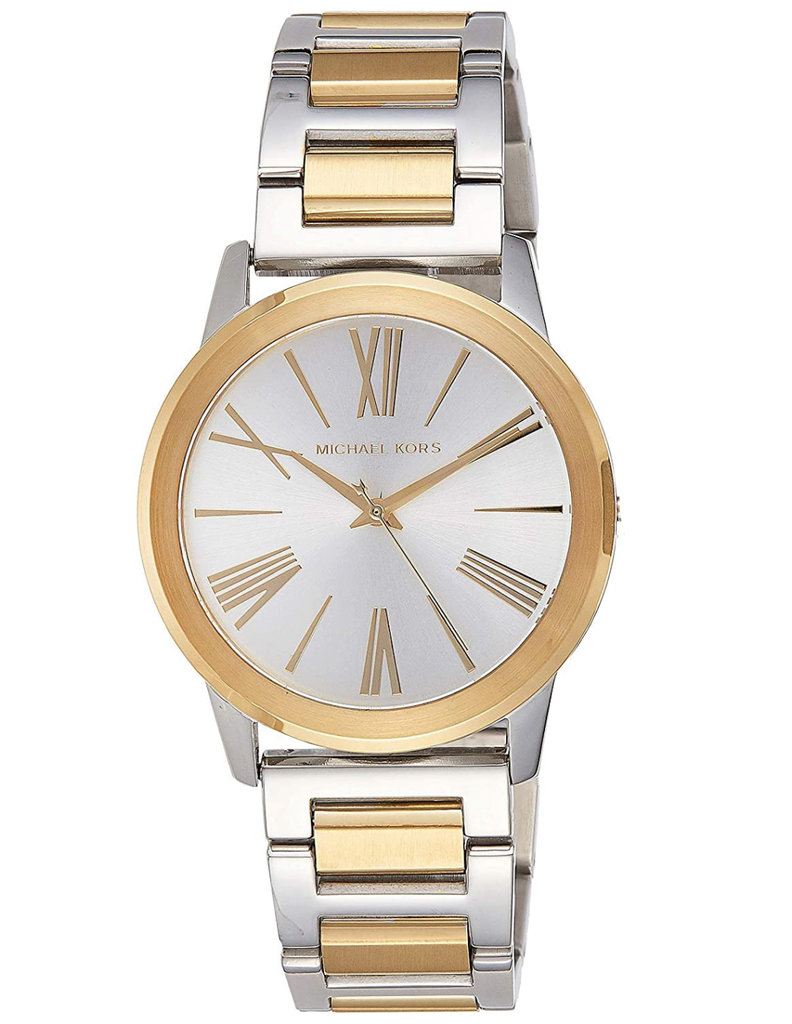 Michael Kors Hartman Quartz White Dial Two Tone Steel Strap Watch For Women - MK3521 Buy Now By Michael Kors