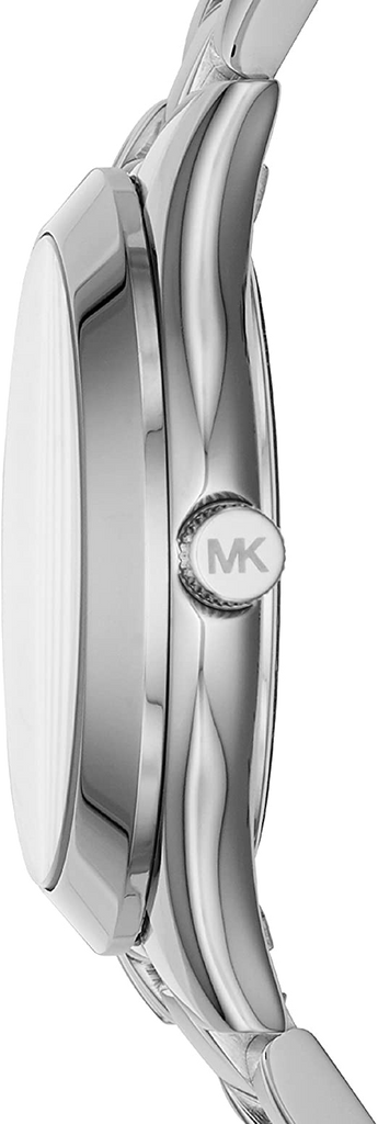 Michael Kors Mini Slim Runway Silver Dial Silver Steel Strap Watch for Women - MK3548 Buy Now By Michael Kors