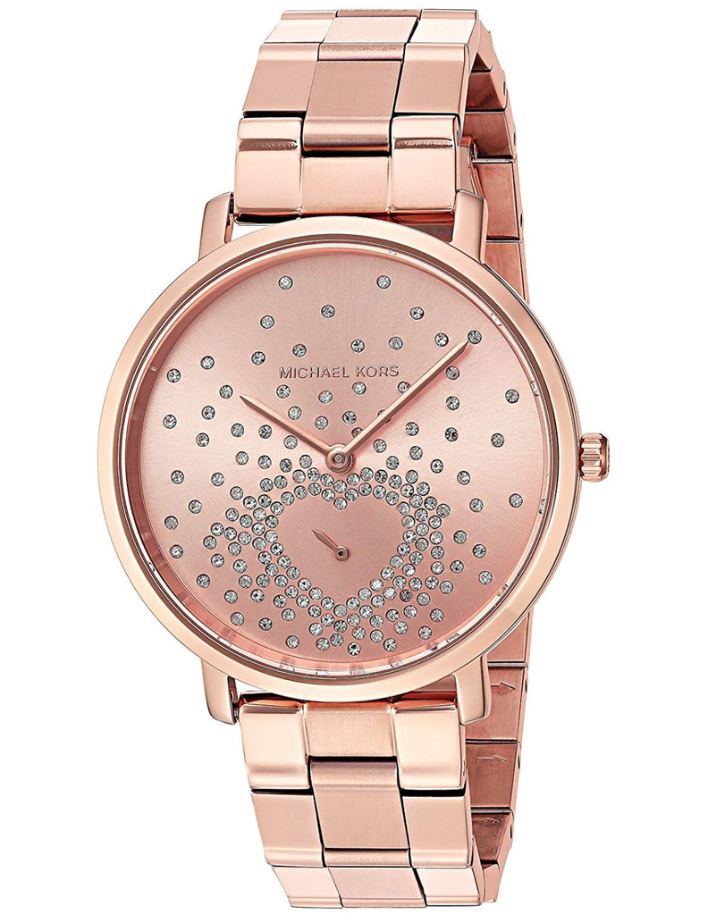 Michael Kors Jaryn Rose Gold Dial Rose Gold Steel Strap Watch for Women - MK3621 Buy Now By Michael Kors