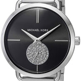 Michael Kors Portia Black Dial Silver Steel Strap Watch for Women - MK3638 Buy Now By Michael Kors