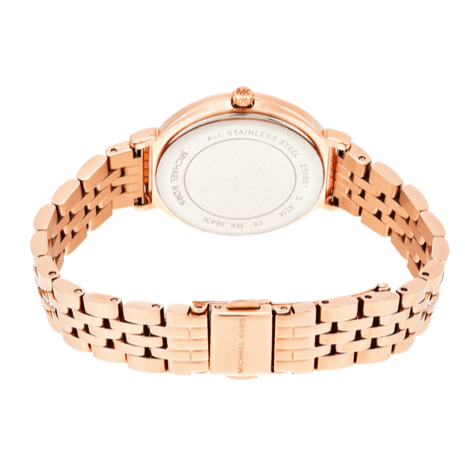 Michael Kors Cinthia Mother of Pearl Rose Gold Dial Rose Gold Steel Strap Watch for Women - MK3643 Buy Now By Michael Kors