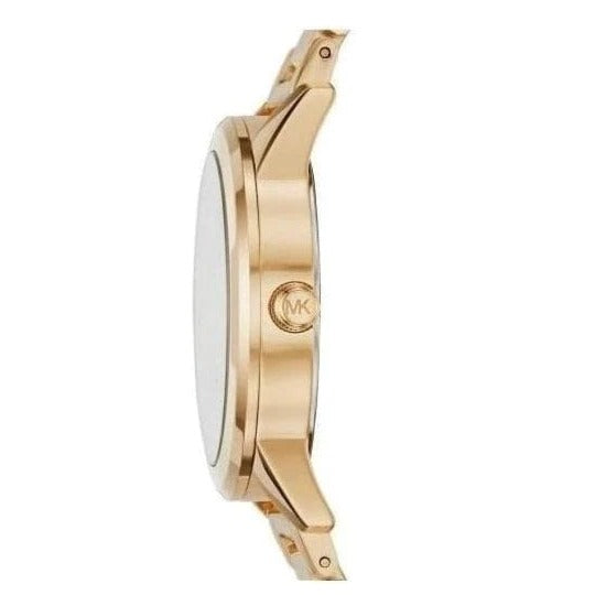 Michael Kors Hartman Analog Quartz Black Dial Gold Steel Strap Watch For Women - MK3647 Buy Now By Michael Kors