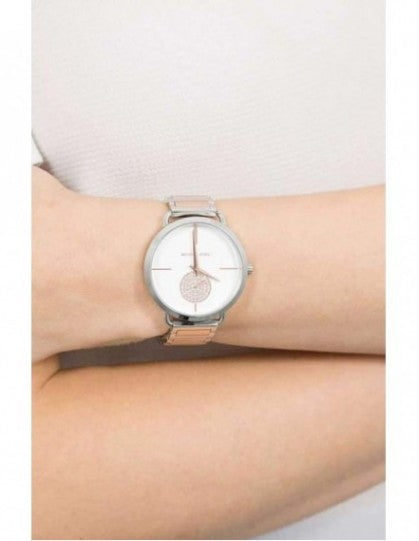 Michael Kors Portia Quartz Silver Dial Two Tone Steel Strap Watch For Women - MK3709 Buy Now By Michael Kors