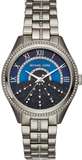 Michael Kors Lauryn Blue Dial Silver Steel Strap Watch for Women - MK3720 Buy Now By Michael Kors