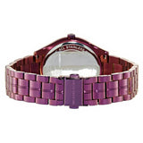 Michael Kors Lauryn Black Dial Purple Steel Strap Watch for Women - MK3724 Buy Now By Michael Kors