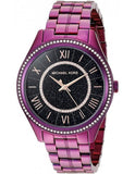 Michael Kors Lauryn Black Dial Purple Steel Strap Watch for Women - MK3724 Buy Now By Michael Kors
