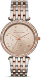 Michael Kors Darci Rose Gold Dial Two Tone Steel Strap Watch for Women - MK3726 Buy Now By Michael Kors