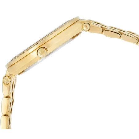 Michael Kors Mini Darci Quartz Black Dial Gold Steel Strap Watch For Women - MK3738 Buy Now By Michael Kors