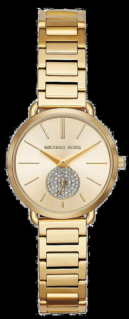 Michael Kors Portia Quartz Gold Dial Gold Steel Strap Watch For Women - MK3838 Buy Now By Michael Kors