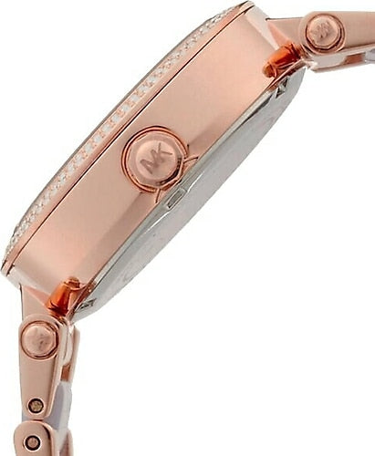 Michael Kors Portia Quartz Silver Dial Rose Gold Steel Strap Watch For Women - MK3887 Buy Now By Michael Kors