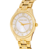 Michael Kors Lauryn Mother of Pearl White Dial Gold Steel Strap Watch for Women - MK3899 Buy Now By Michael Kors