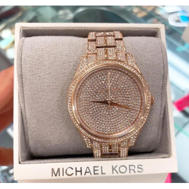 Michael Kors Lauryn Crystals Rose Gold Dial Rose Gold Steel Strap Watch For Women - MK3931 Buy Now By Michael Kors