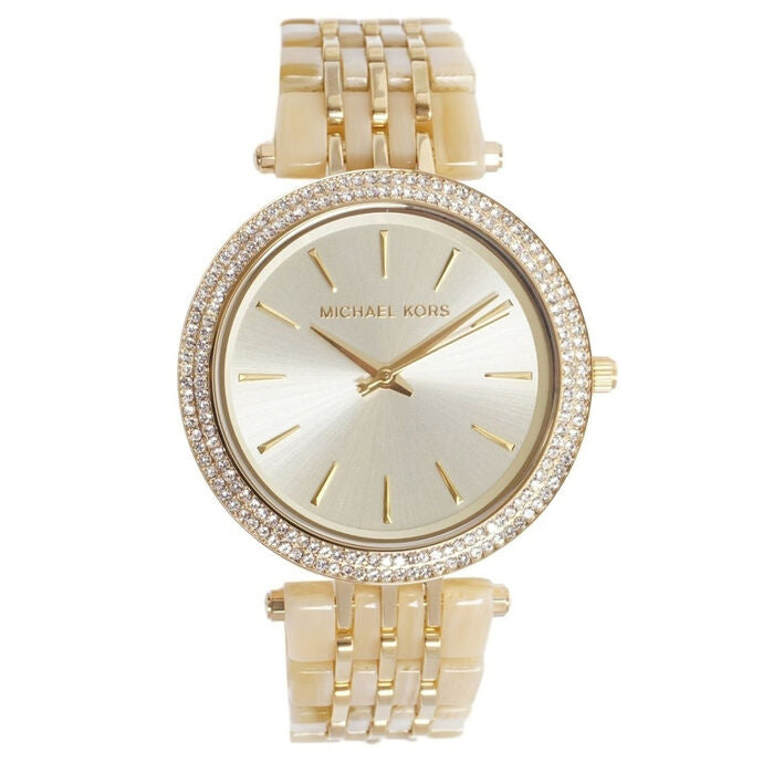 Michael Kors Darci Gold Dial Gold Steel Strap Watch for Women - MK4325 Buy Now By Michael Kors