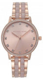 Michael Kors Melissa Analog Rose Gold Dial Rose Gold Steel Strap Watch For Women - MK4396 Buy Now By Michael Kors