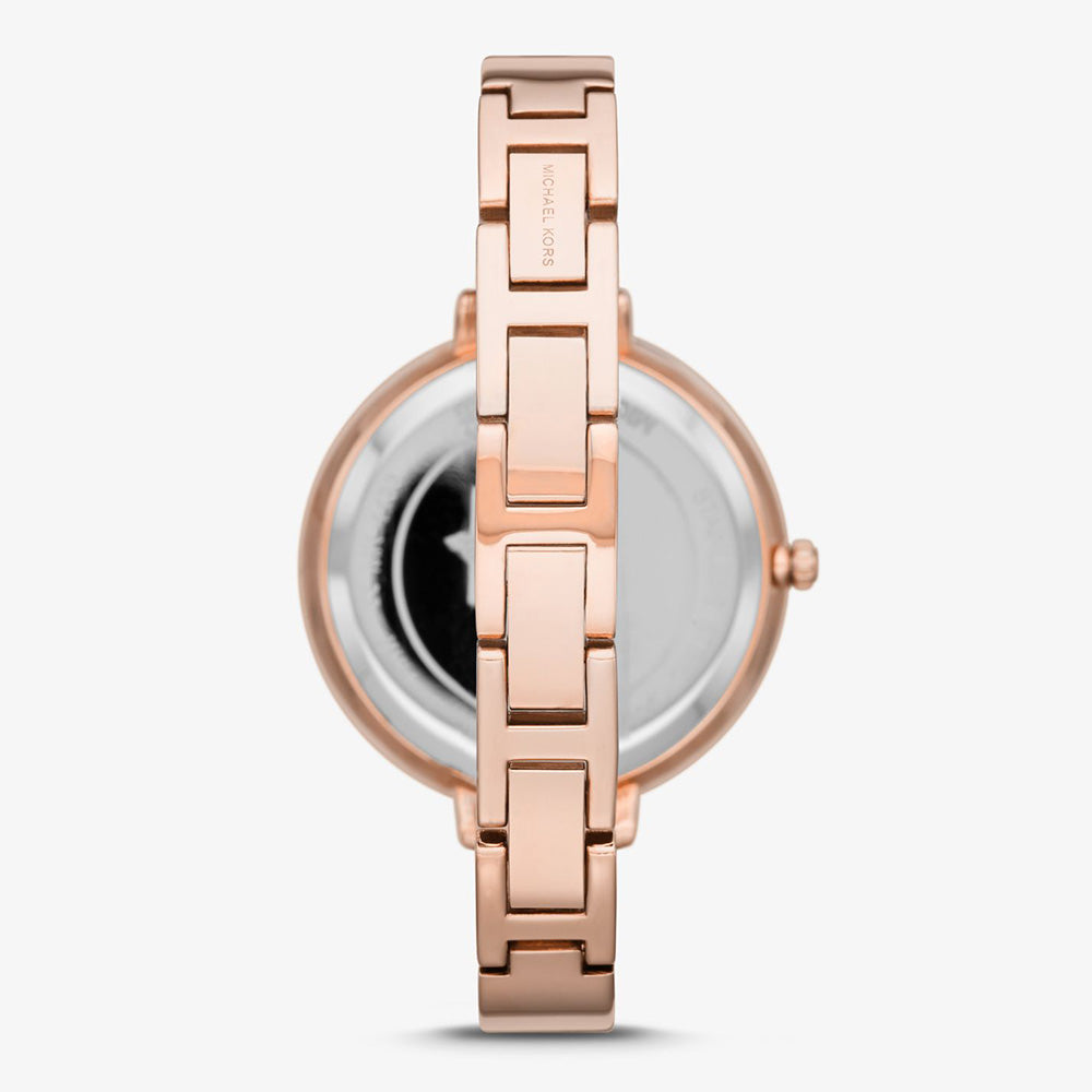 Michael Kors Charley Quartz Crystals Rose Gold Dial Rose Gold Steel Strap Watch For Women - MK4433 Buy Now By Michael Kors