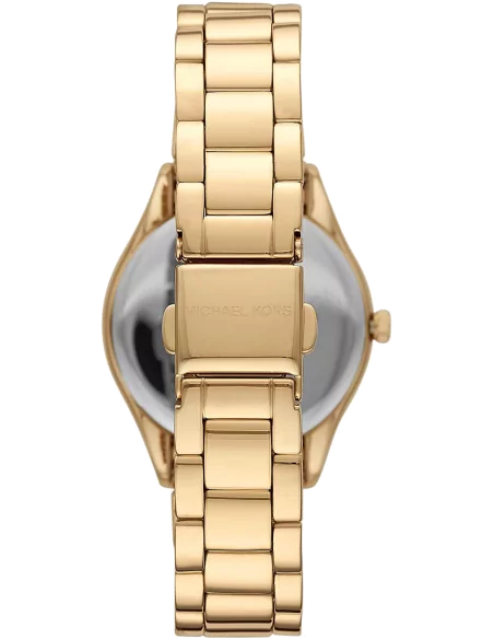 Michael Kors Lauryn Quartz Mother of Pearl Gold Dial Gold Steel Strap Watch For Women - MK4490 Buy Now By Michael Kors