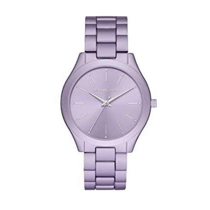 Michael Kors Slim Runway Quartz Purple Dial Purple Steel Strap Watch For Women - MK4540 Buy Now By Michael Kors