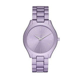 Michael Kors Slim Runway Quartz Purple Dial Purple Steel Strap Watch For Women - MK4540 Buy Now By Michael Kors