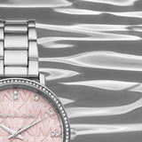 Michael Kors Pyper Three Hand Pink Dial Silver Steel Strap Watch For Women - MK4631 Buy Now By Michael Kors