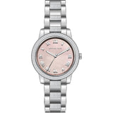 Michael Kors Tibby Multifunction Crystals Pink Dial Silver Steel Strap Watch for Women - MK4686 Buy Now By Michael Kors