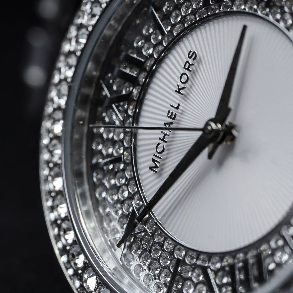 Michael Kors Harlowe Three-Hand Quartz Silver Dial Silver Steel Strap Watch For Women - MK4708 Buy Now By Michael Kors