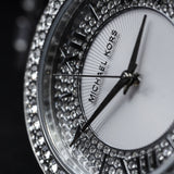 Michael Kors Harlowe Three-Hand Quartz Silver Dial Silver Steel Strap Watch For Women - MK4708 Buy Now By Michael Kors