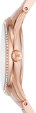 Michael Kors Janelle Analog Rose Gold Dial Two Tone Steel Strap Watch For Women - MK4731 Buy Now By Michael Kors