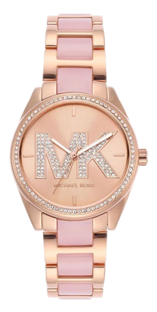Michael Kors Janelle Analog Rose Gold Dial Two Tone Steel Strap Watch For Women - MK4731 Buy Now By Michael Kors