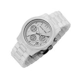 Michael Kors Runway White Ceramic Dial White Steel Strap Watch for Women - MK5161 Buy Now By Michael Kors