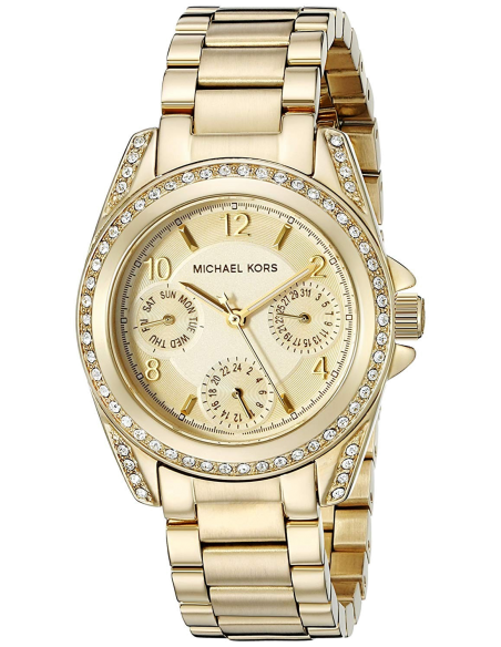 Michael Kors Runway Gold Dial Gold Steel Strap Watch for Women - MK5166 Buy Now By Michael Kors