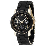 Michael Kors Runway Black Dial Black Silicone Strap Watch for Women - MK5191 Buy Now By Michael Kors