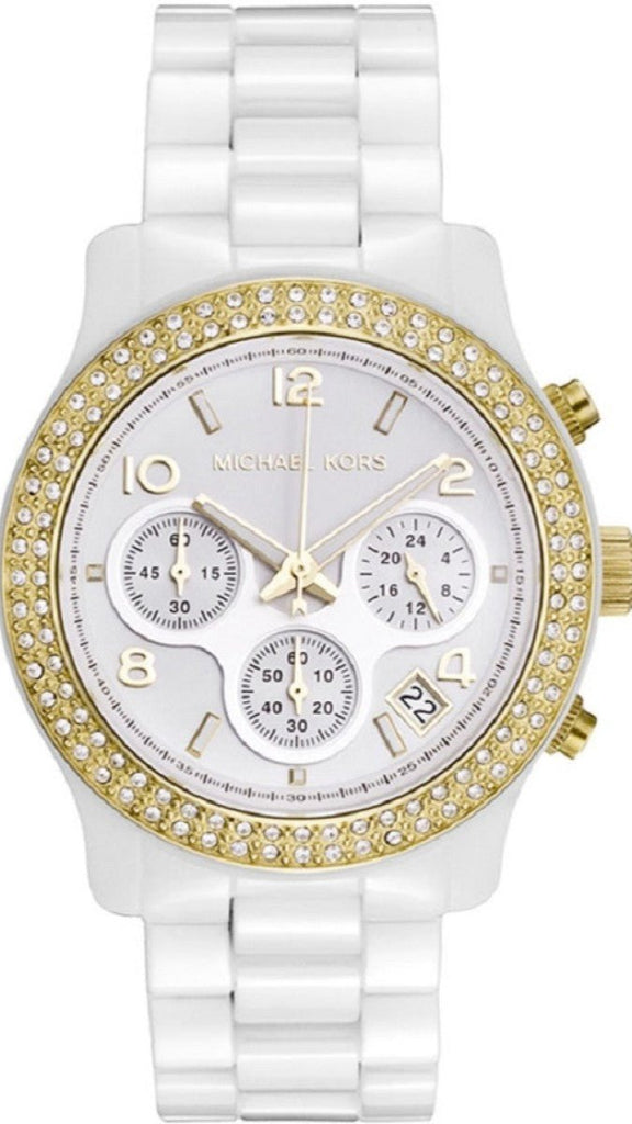 Michael Kors Runway White Dial White Steel Strap Watch for Women - MK5237 Buy Now By Michael Kors