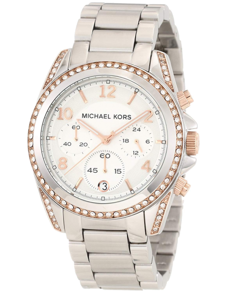Michael Kors Blair Chronograph Silver Dial Silver Steel Strap Watch for Women - MK5459 Buy Now By Michael Kors