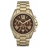 Michael Kors Bradshaw Brown Dial Gold Steel Strap Watch for Women - MK5502 Buy Now By Michael Kors