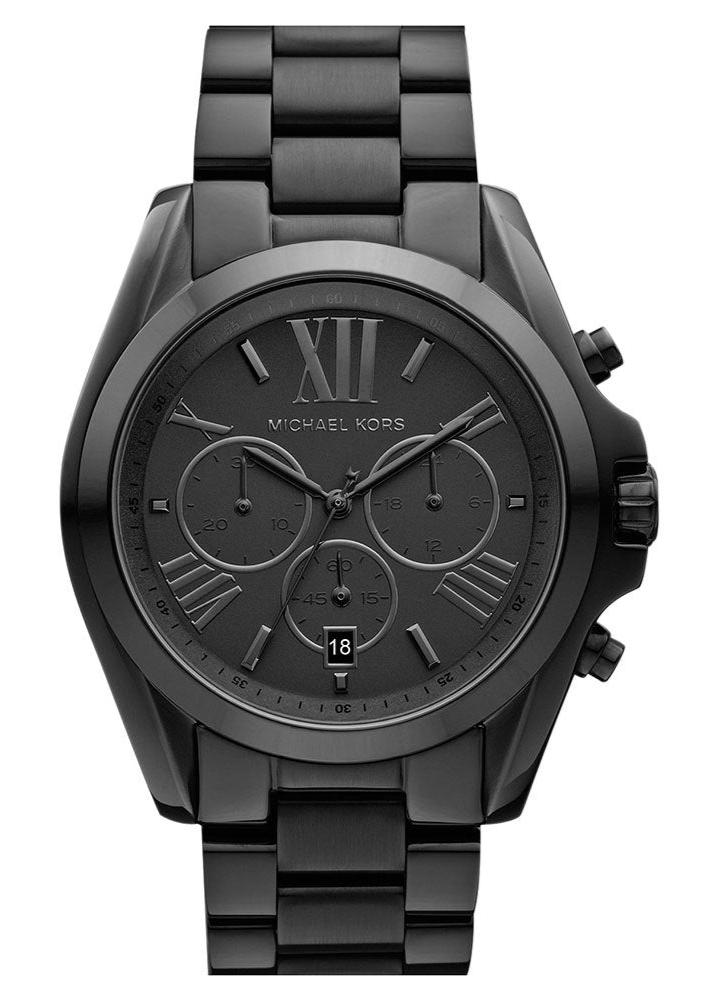 Michael Kors Bradshaw Black Dial Black Steel Strap Watch for Men - MK5550 Buy Now By Michael Kors