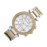 Michael Kors Parker White Dial Two Tone Steel Strap Watch for Women - MK5626 Buy Now By Michael Kors